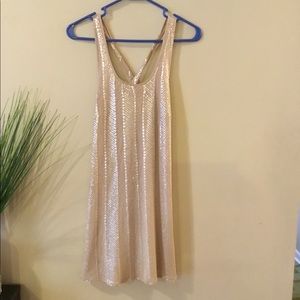 ✨BGBGMaxAzria Cross Back Sequin Dress/Tunic